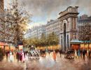 Parisian Street Gallery Wrap