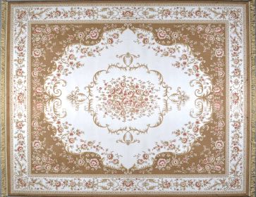 Aubusson Design Brown 9x11