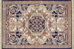 Royal Aubusson Black Blue And Ivory 7x10