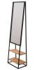 Dressing Valet Mirror Iron Framed with Shelves