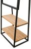 Dressing Valet Mirror Iron Framed with Shelves