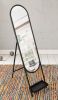 Oval Dressing Valet Mirror Iron Framed
