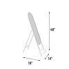 Oval Dressing Valet Mirror Iron Framed